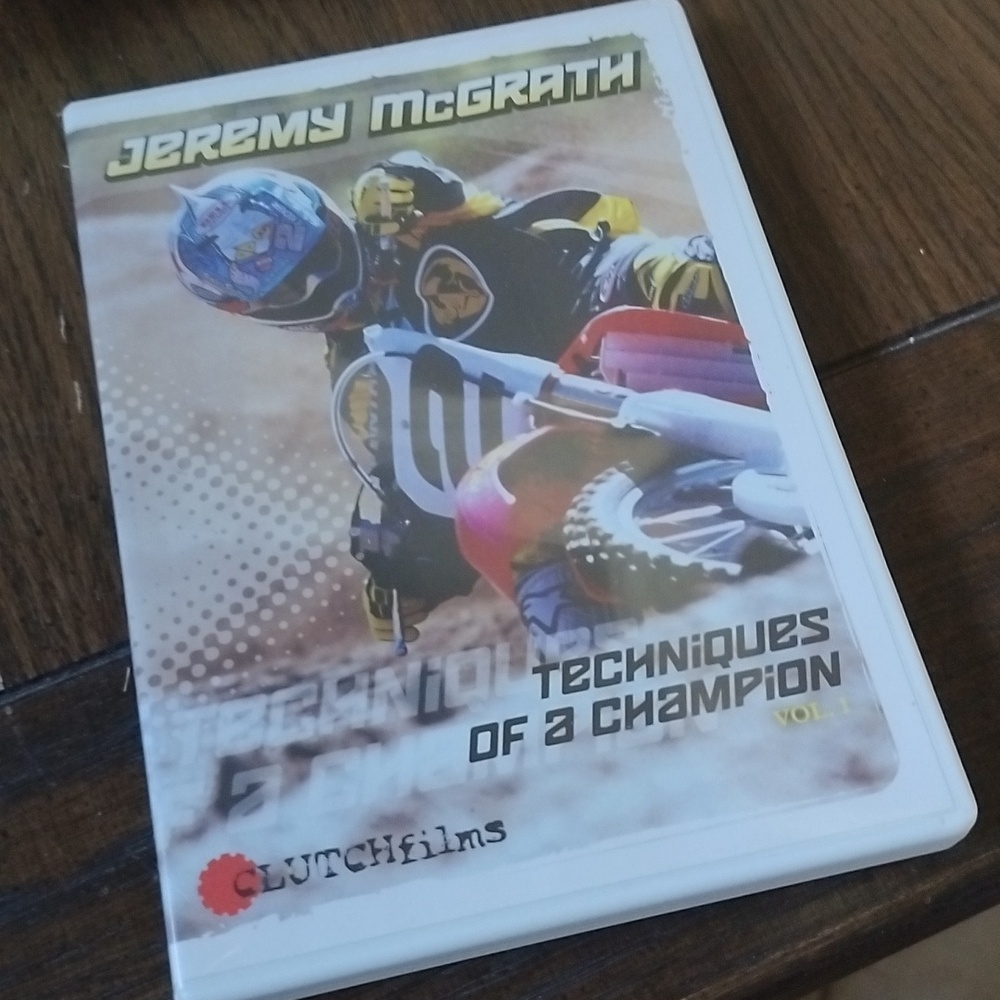 Jeremy McGrath techniques of a champion volume 1 DVD